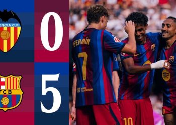 VALENCIA 0 vs 5 FC BARCELONA | LALIGA 2026/27