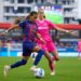 FC Barcelona Femení player in action against Granada CF during a previous Liga F encounter.